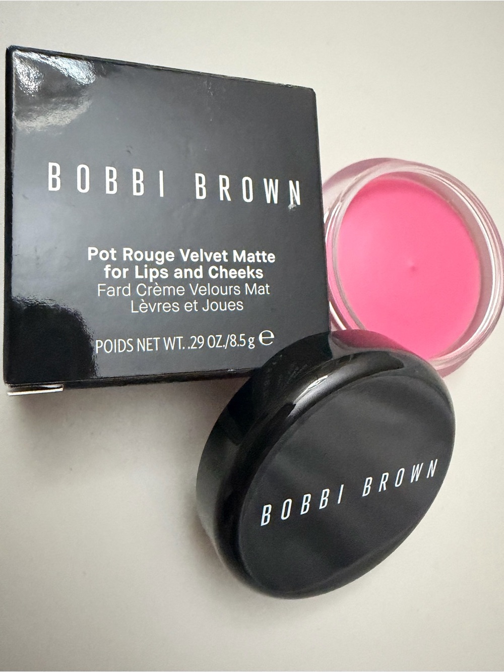 Bobbi Brown Velvet Matte Pot Rouge for Lips & Cheeks — PEONY 4